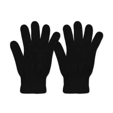 Перчатки мужские, вязанные, черные